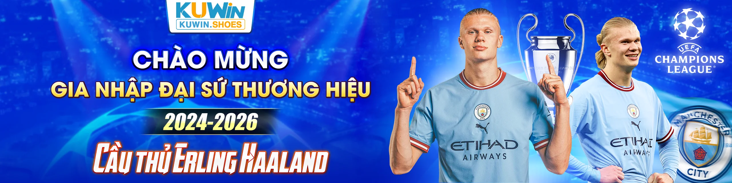 Đại sứ thương hiệu Erling Haaland tại Kuwin